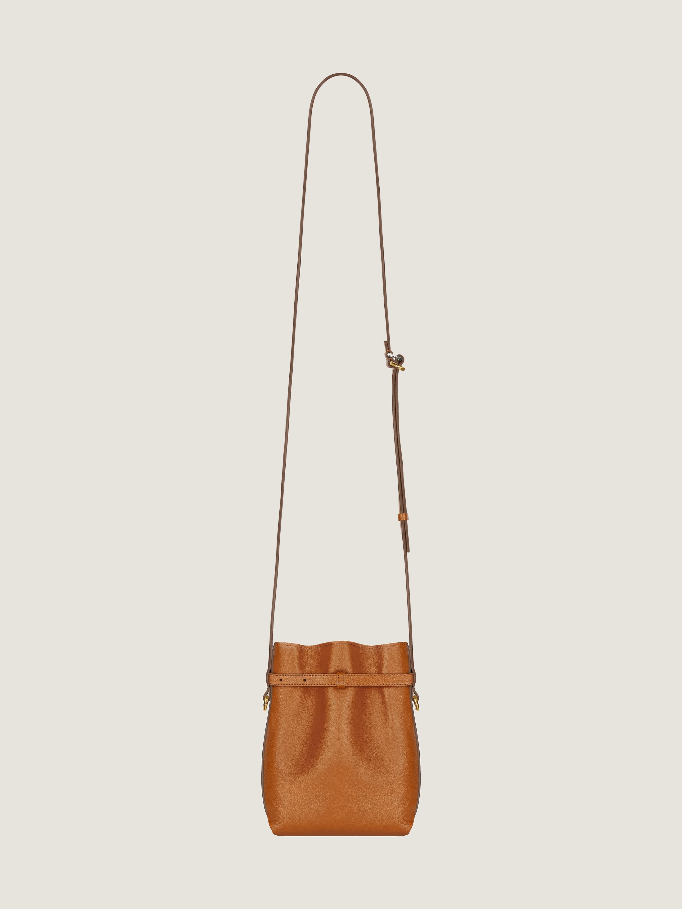Voyou phone pouch in leather
